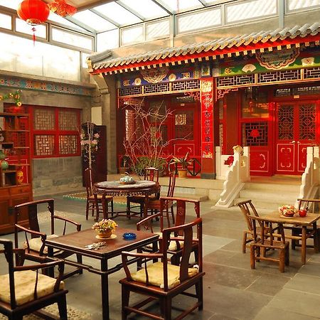 Templeside Deluxe Hutong Hotel Peking Exteriör bild