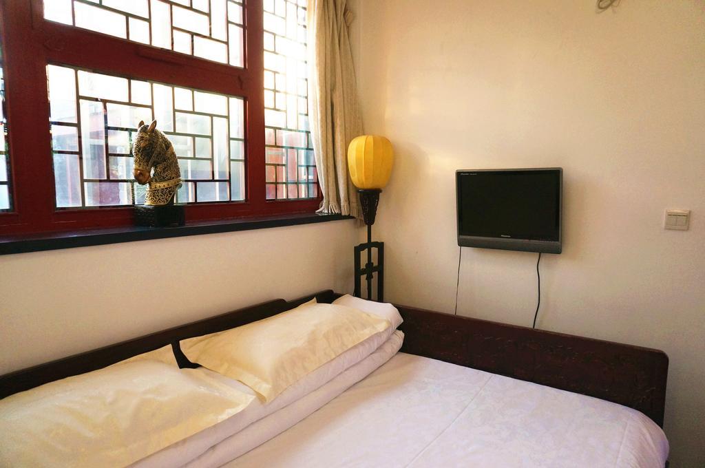 Templeside Deluxe Hutong Hotel Peking Rum bild