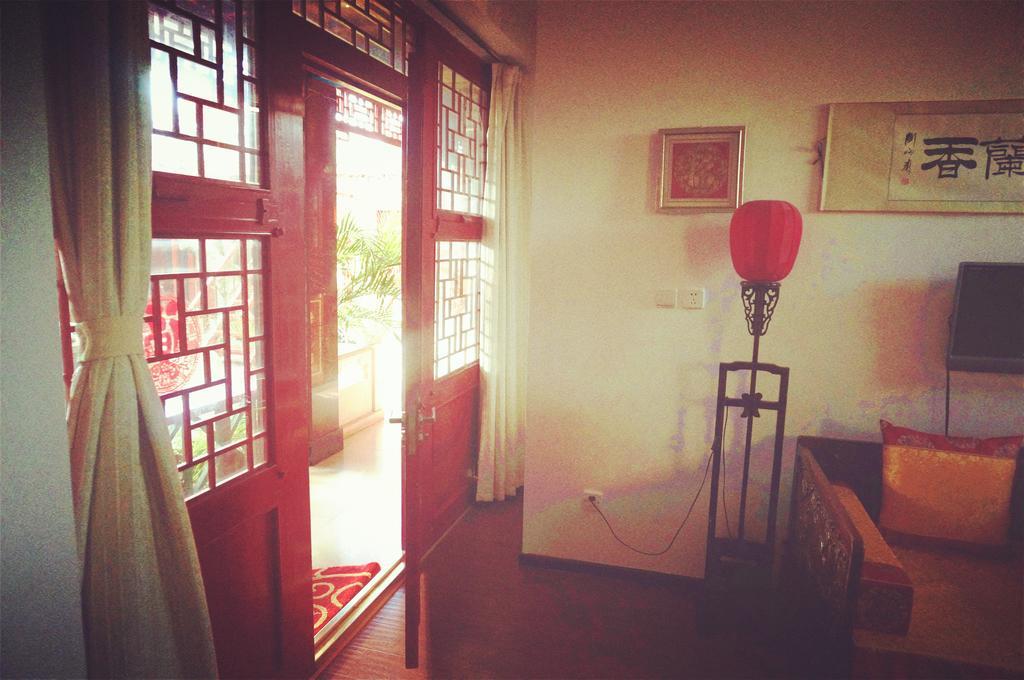 Templeside Deluxe Hutong Hotel Peking Rum bild