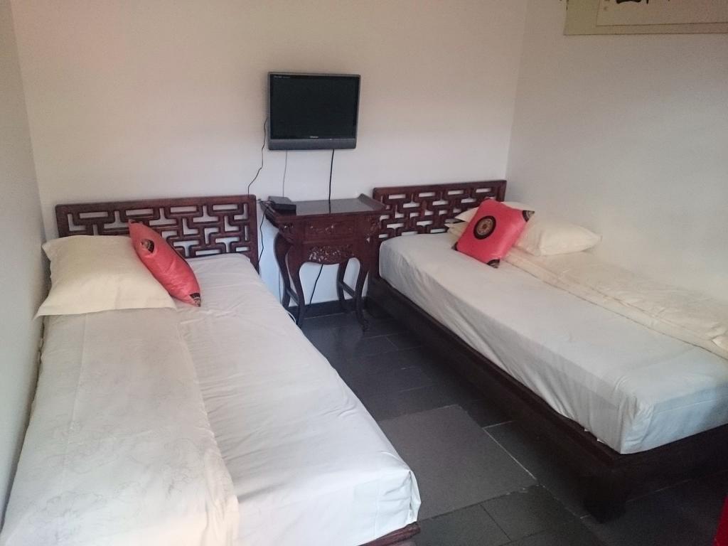 Templeside Deluxe Hutong Hotel Peking Rum bild