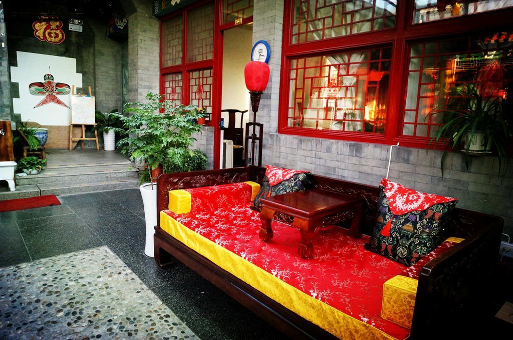 Templeside Deluxe Hutong Hotel Peking Exteriör bild