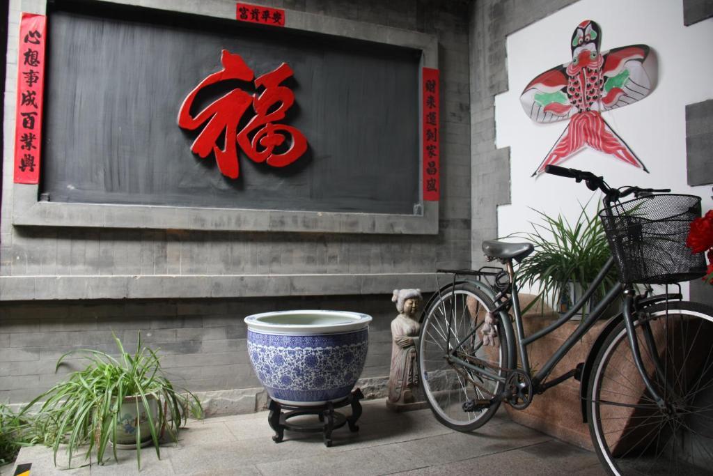 Templeside Deluxe Hutong Hotel Peking Exteriör bild