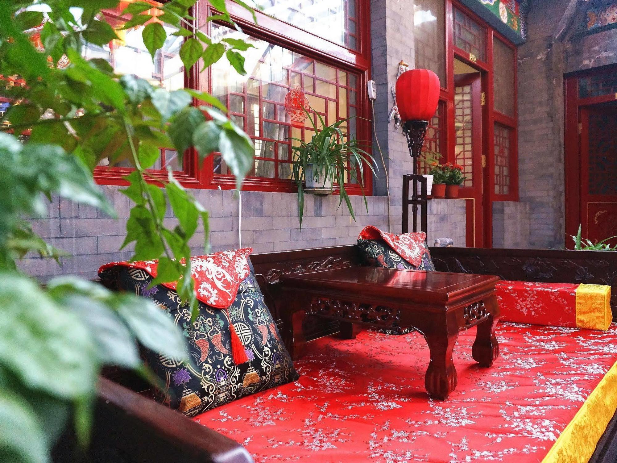 Templeside Deluxe Hutong Hotel Peking Exteriör bild