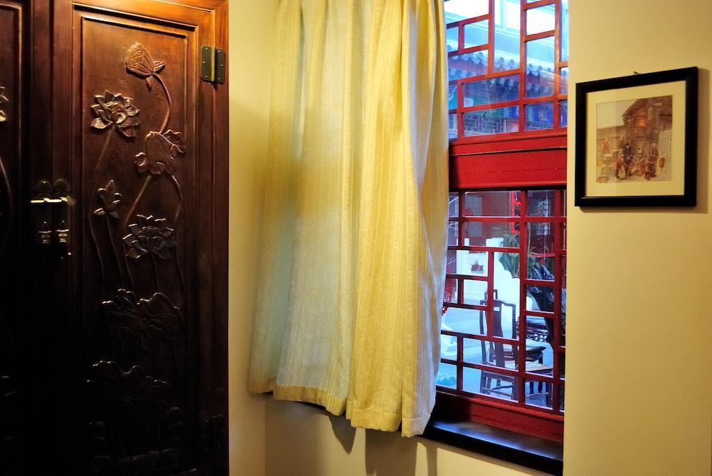 Templeside Deluxe Hutong Hotel Peking Exteriör bild