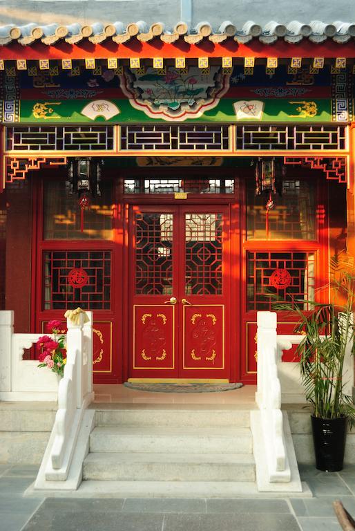Templeside Deluxe Hutong Hotel Peking Exteriör bild